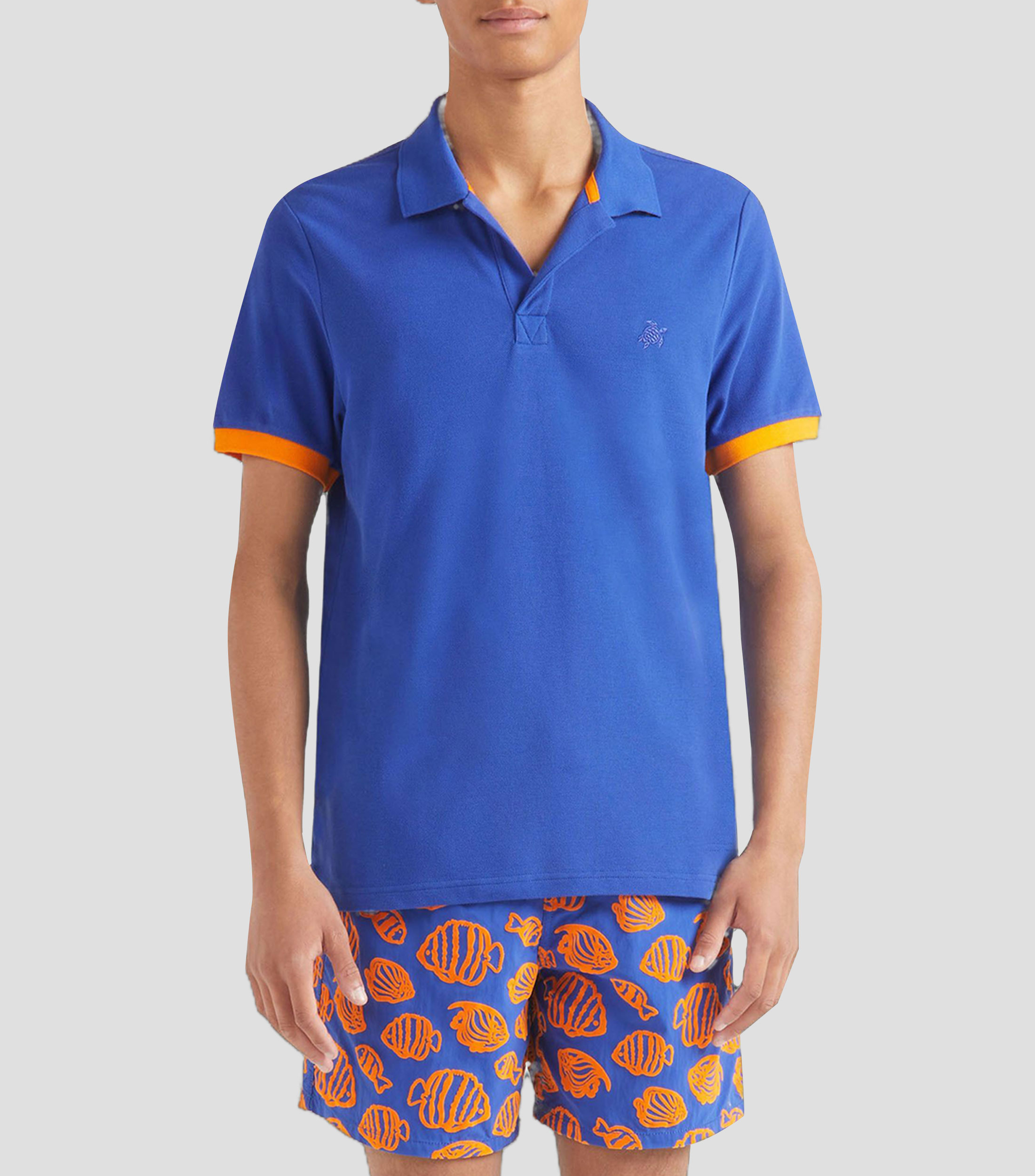 Playera Tipo Polo Manga Corta Hombre
